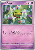 Natu - 025/091 - Paldean Fates (Reverse Holo)
