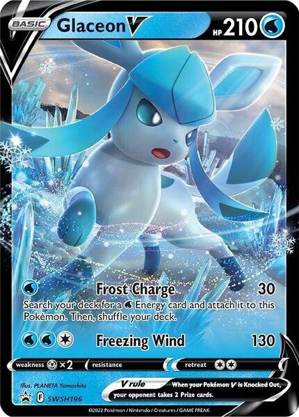 Glaceon V - SWSH196 - Sword & Shield (Promo)
