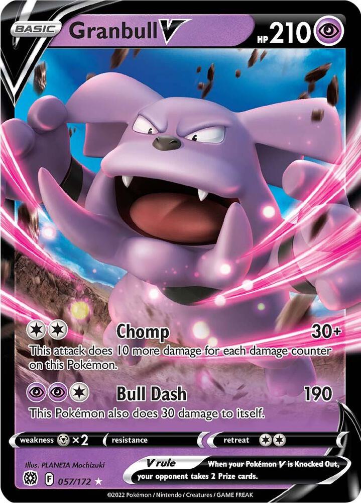 Granbull V - 057/172 - SWSH09: Brilliant Stars (SWSH09)