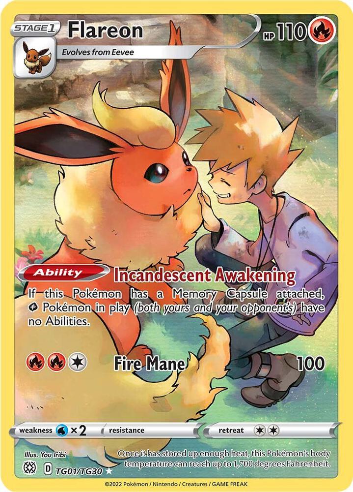 Flareon - TG01/TG30 - Brilliant Stars Trainer Gallery