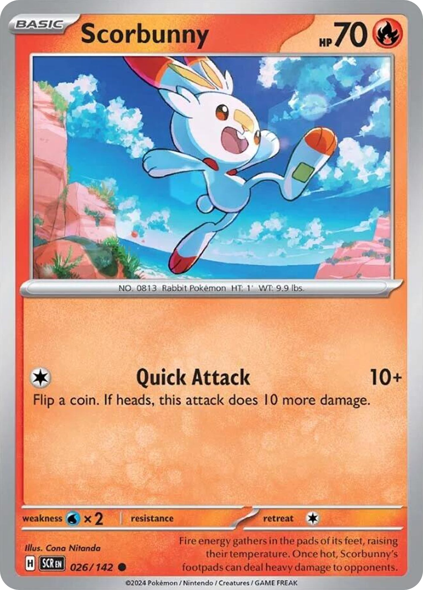 Scorbunny- 026/142 - Stellar Crown