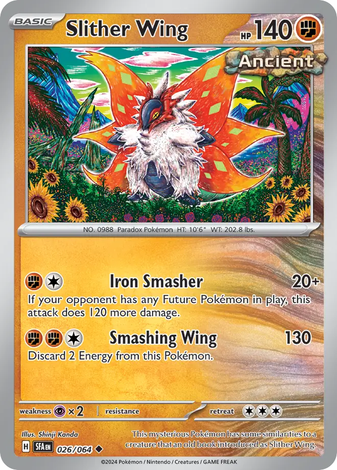 Slither Wing - 026/064 - Shrouded Fable (Reverse Holo)