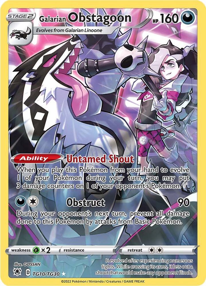Galarian Obstagoon - TG10/TG30 - Astral Radiance Trainer Gallery