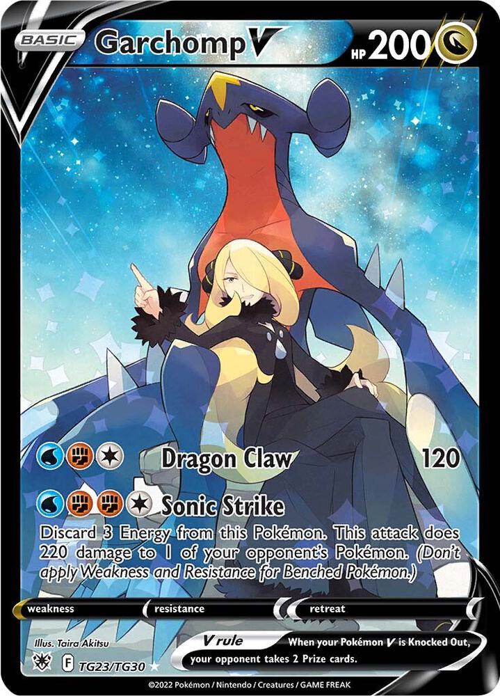 Garchomp V - SWSH10: Astral Radiance Trainer Gallery (SWSH10:TG23)