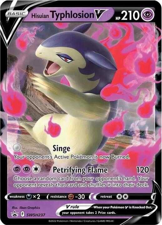 Hisuian Typhlosion V - SWSH237 - Sword & Shield (Promo)