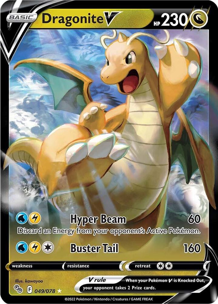 Dragonite V - 049/078 - Pokemon GO