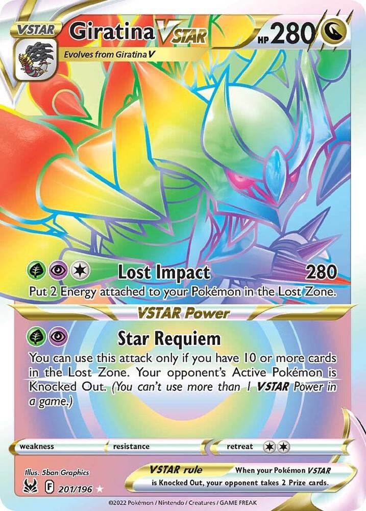 Giratina VSTAR (201) (Secret) - SWSH11: Lost Origin