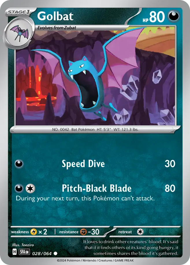 Golbat - 028/064 - Shrouded Fable