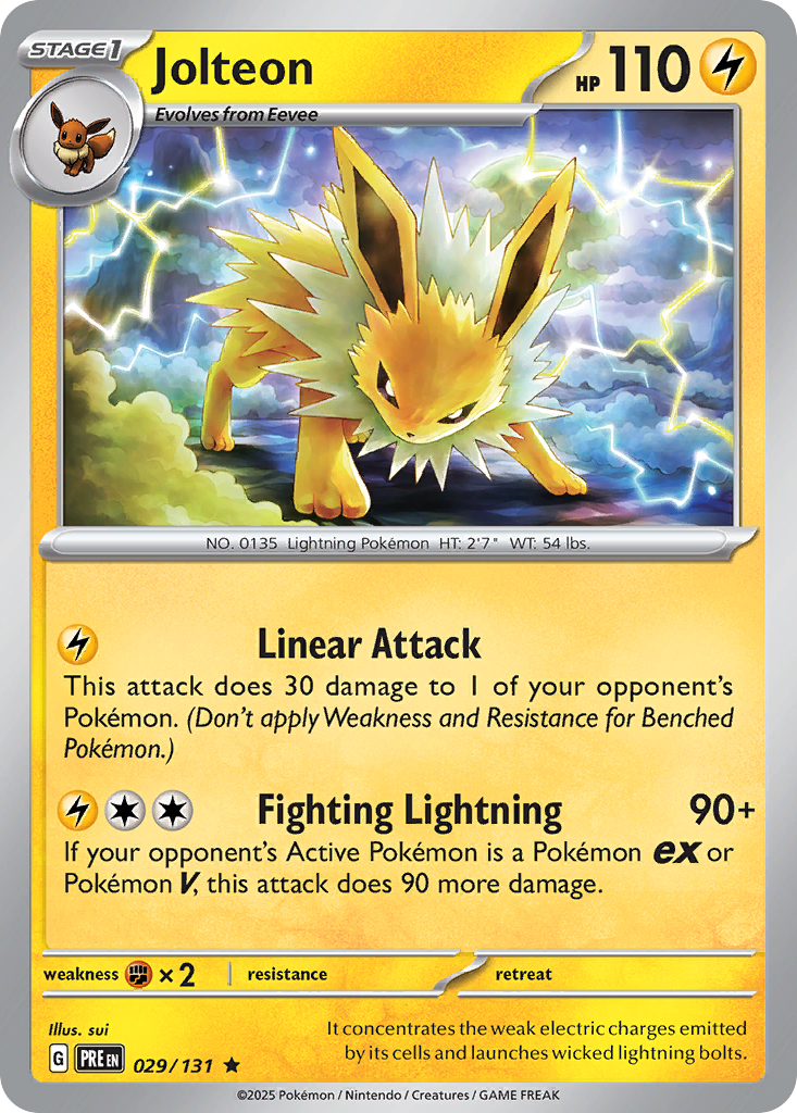 Jolteon - 029/131 - Prismatic Evolutions (Holo)