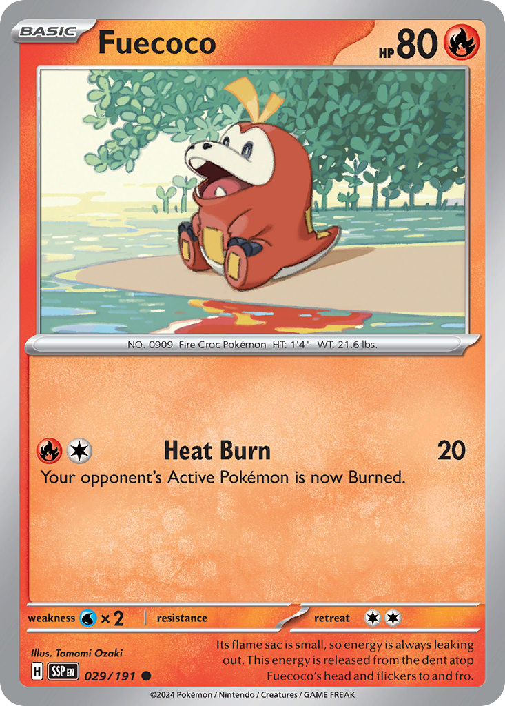 Fuecoco- 029/191 - Surging Sparks