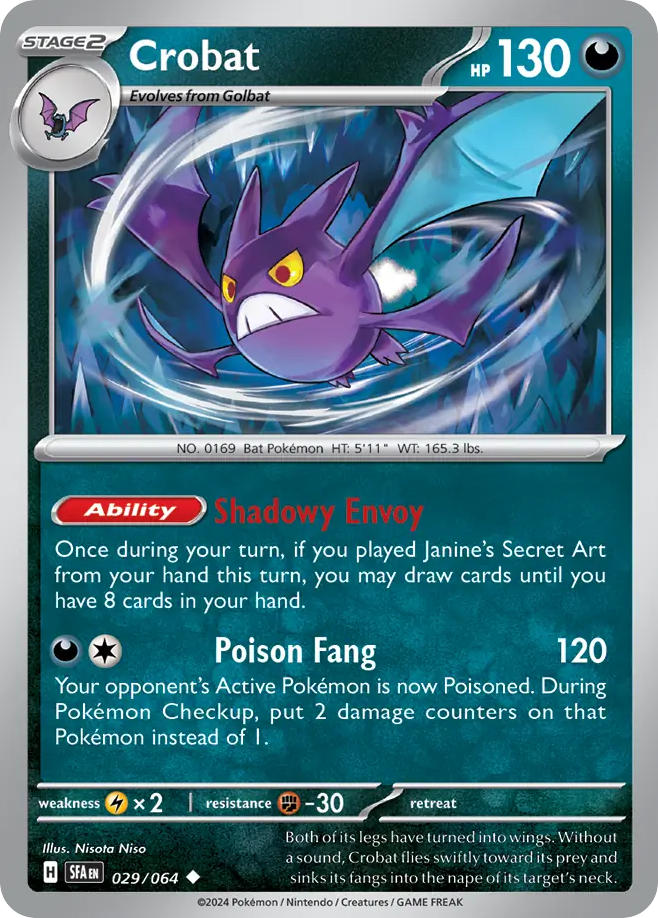 Crobat - 029/064 - Shrouded Fable