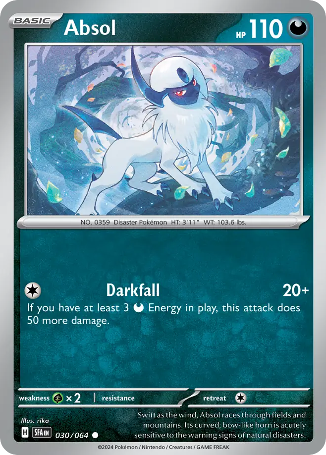 Absol - 030/064 - Shrouded Fable