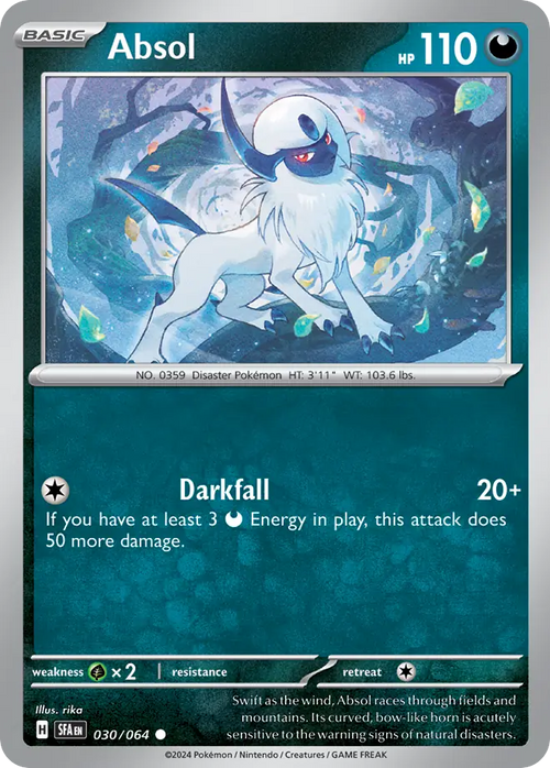 Absol - 030/064 - Shrouded Fable