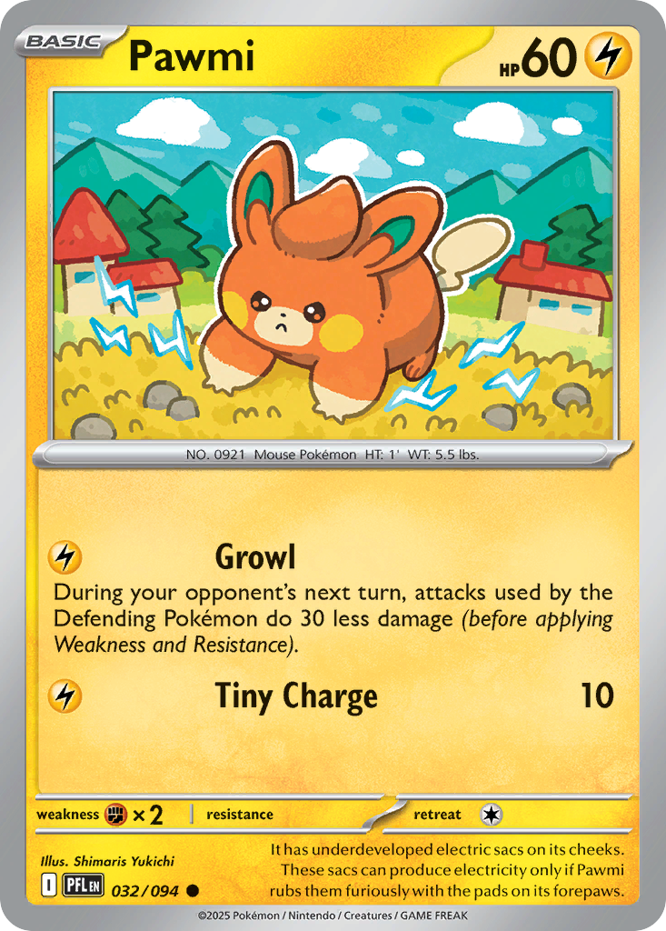 Pawmi- 032/094 - Phantasmal Flames
