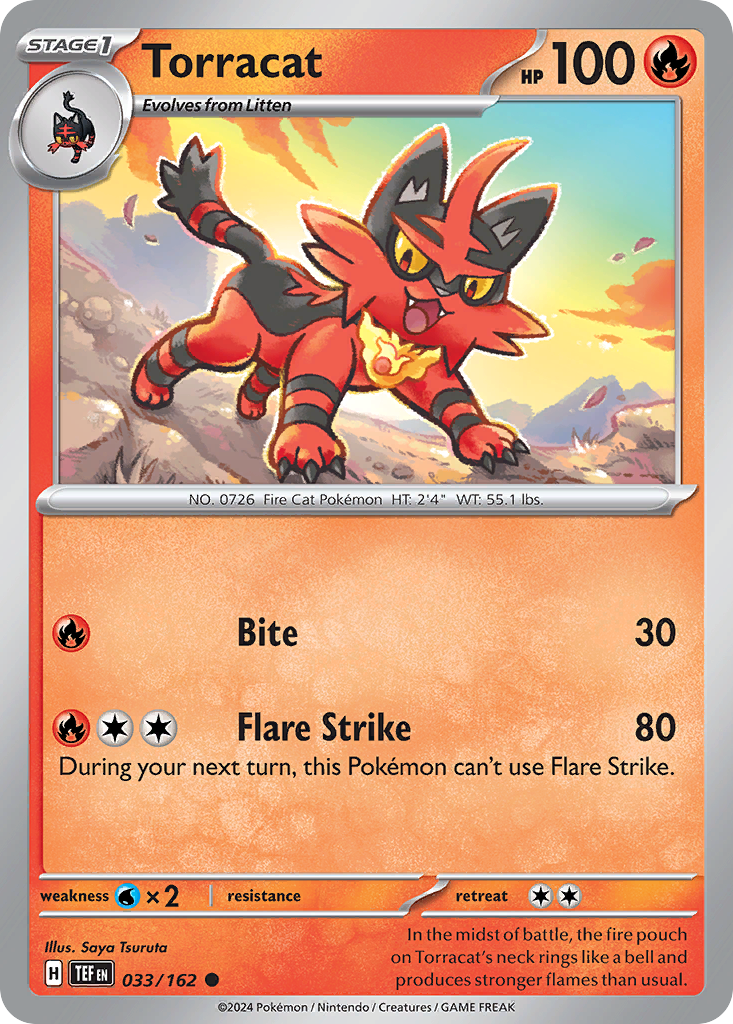 Torracat - 033/162 - Temporal Forces (Reverse Holo)