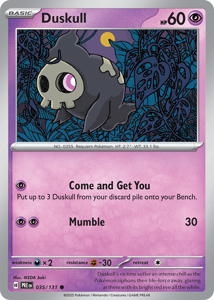 Duskull- 035/131 - Prismatic Evolutions