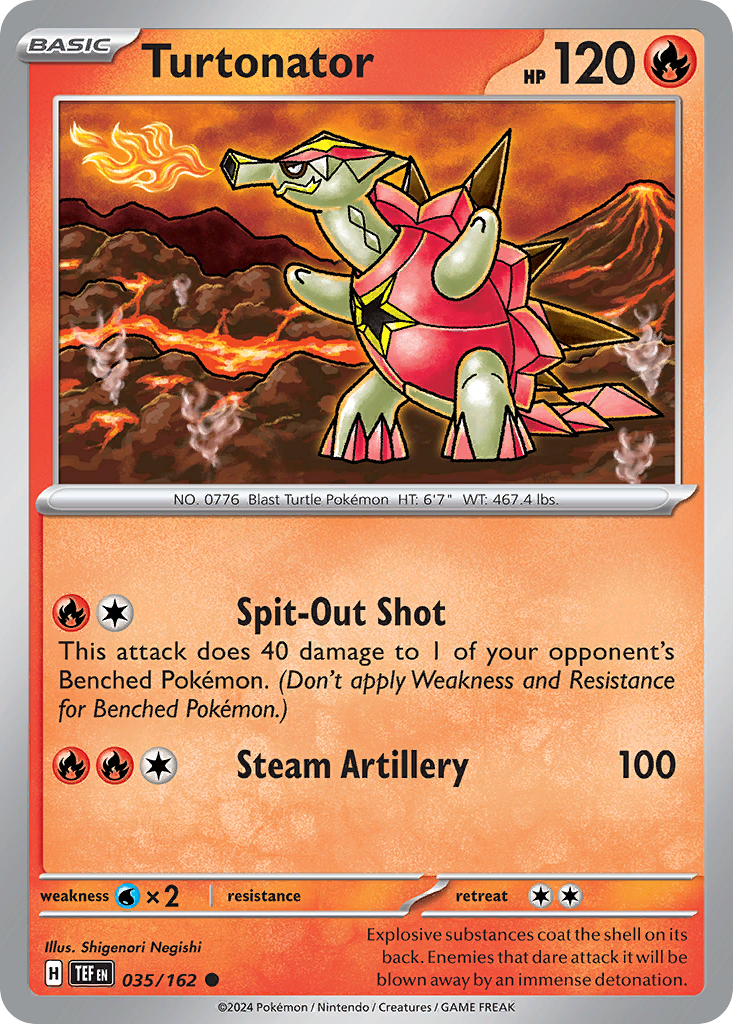 Turtonator - 035/162 - Temporal Forces (Reverse Holo)