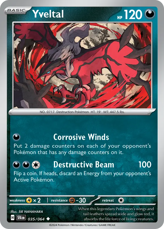 Yveltal - 035/064 - Shrouded Fable