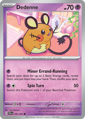 Dedenne - 036/091 - Paldean Fates (Reverse Holo)