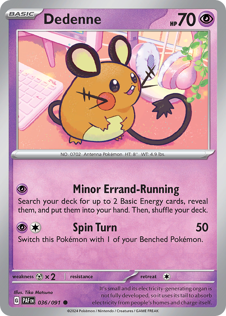 Dedenne - 036/091 - Paldean Fates