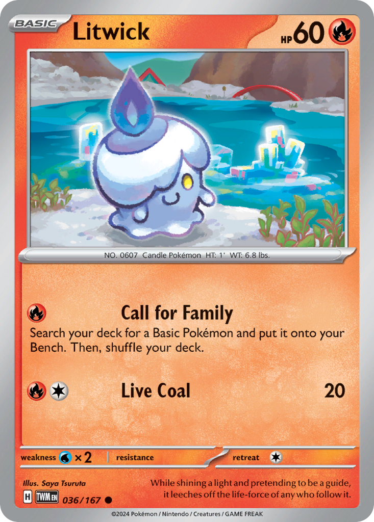 Litwick - 036/167 - Twilight Masquerade (Reverse Holo)
