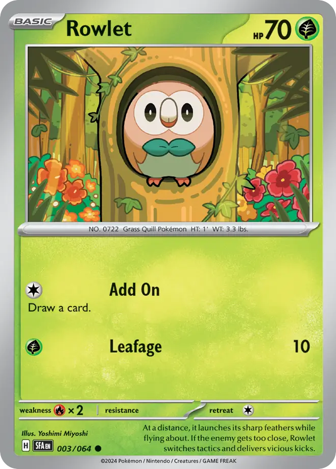Rowlet - 003/064 - Shrouded Fable