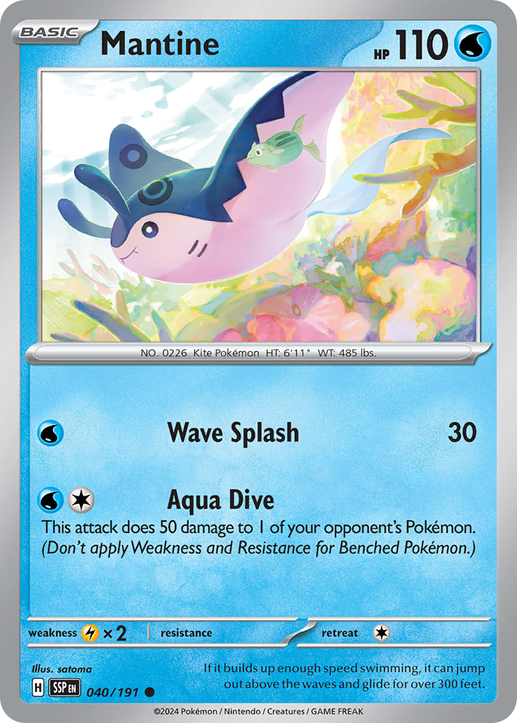 Mantine- 040/191 - Surging Sparks