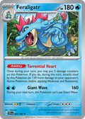 Feraligatr - 041/162 - Temporal Forces (Reverse Holo)