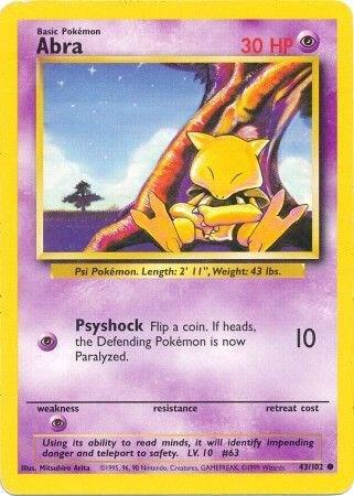 Abra - 043/102 - Base Set (base1)