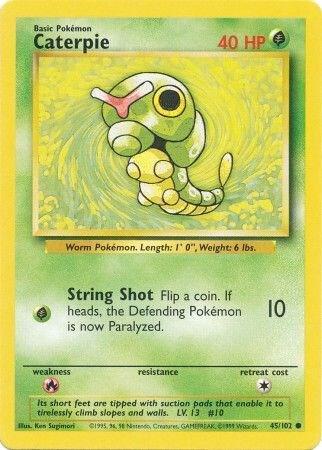 Caterpie - 045/102 - Base Set (base1)