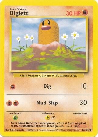 Diglett - 47/102 - Base Set (base1)
