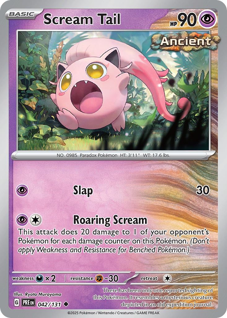 Scream Tail- 042/131 - Prismatic Evolutions