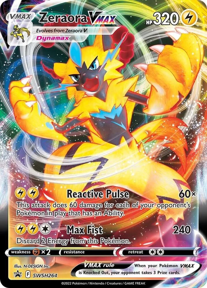 Zeraora VMAX - SWSH264 - SWSH: Sword & Shield Promo