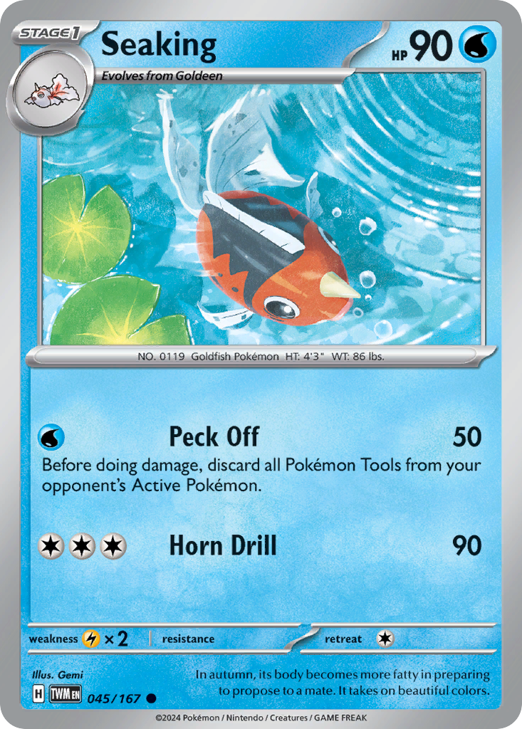 Seaking - 045/167 - Twilight Masquerade (Reverse Holo)