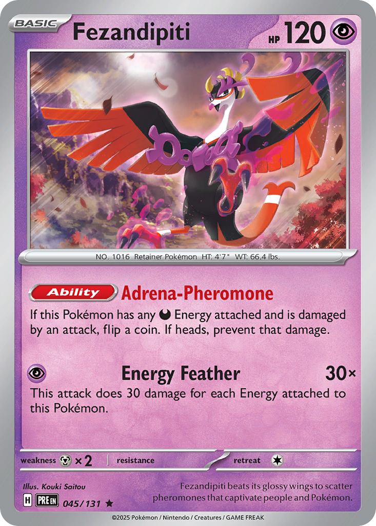 Fezandipiti - 045/131 - Prismatic Evolutions (Holo)