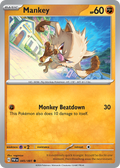 Mankey - 045/091 - Paldean Fates (Reverse Holo)