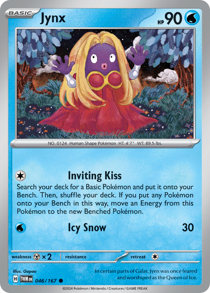 Jynx - 046/167 - Twilight Masquerade (Reverse Holo)