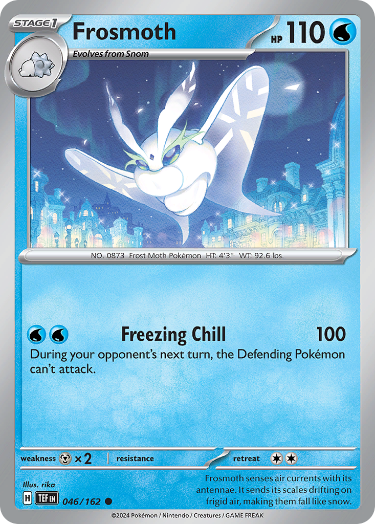 Frosmoth - 046/162 - Temporal Forces (Reverse Holo)