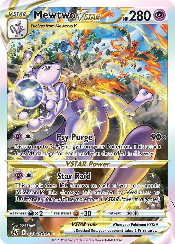 Mewtwo VSTAR - 044/070 - Crown Zenith Galarian Gallery (swsh12.5gg)