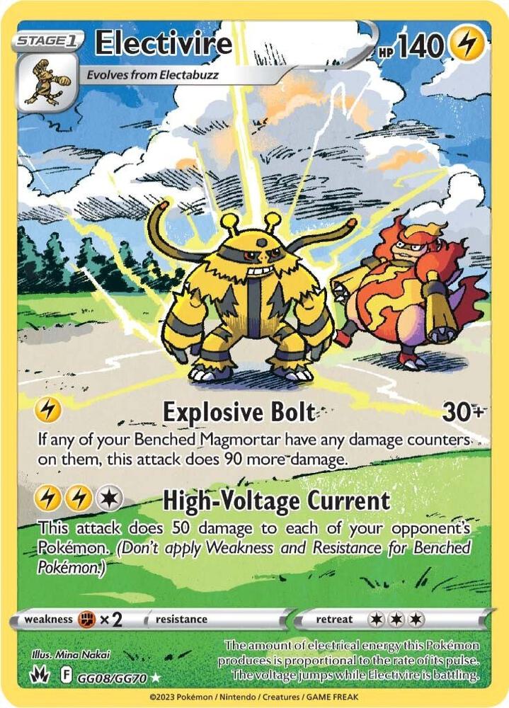 Electivire - GG08/GG70 - Crown Zenith: Galarian Gallery