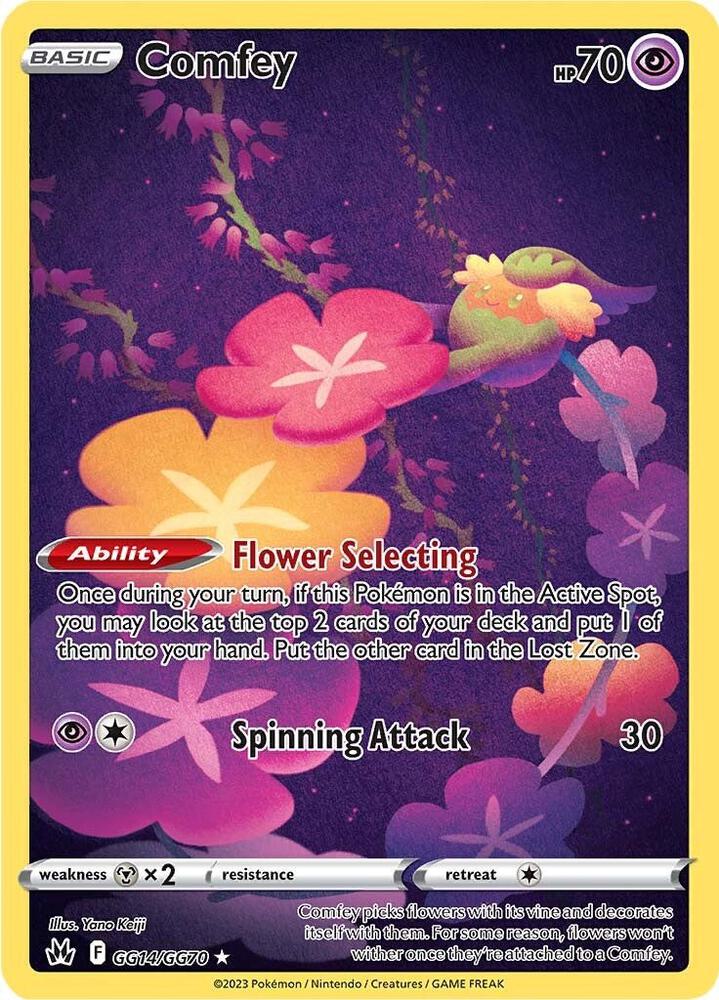 Comfey - GG14/GG70 - Crown Zenith: Galarian Gallery (CRZ:GG)