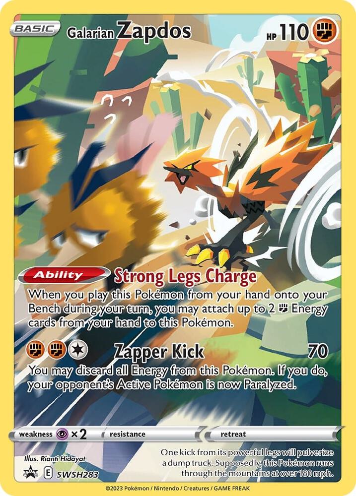 Galarian Zapdos - SWSH283 - SWSH: Sword & Shield Promo