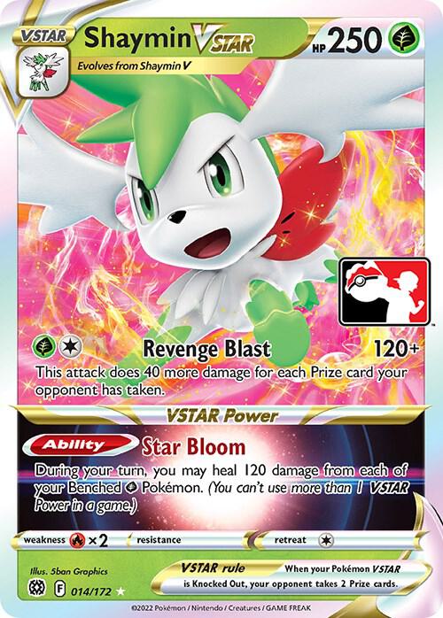 Shaymin VSTAR - 014/172 - SWSH09: Brilliant Stars (SWSH09) (League Stamp)