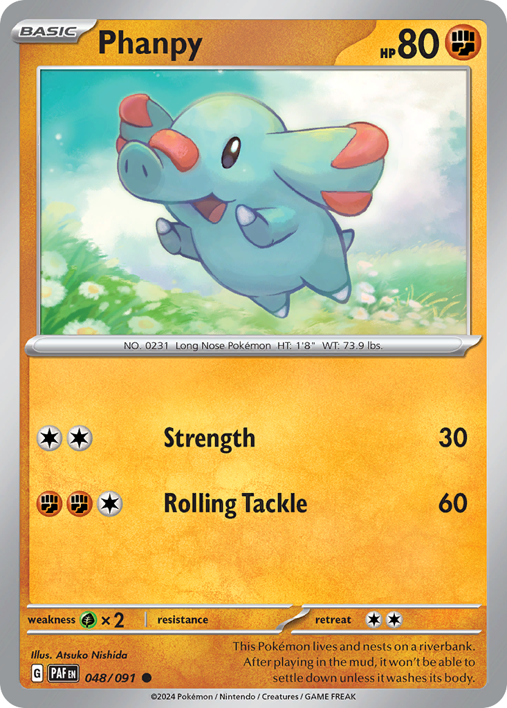 Phanpy - 048/091 - Paldean Fates