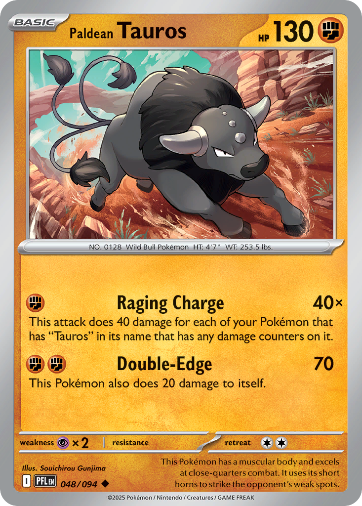 Paldean Tauros- 048/094 - Phantasmal Flames