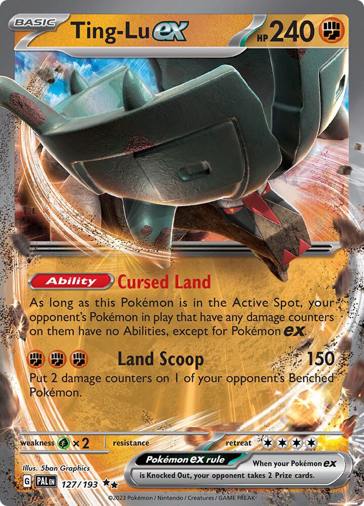 Ting-Lu ex - 127/193 - SV02: Paldea Evolved (PAL)