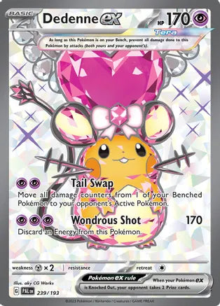 Dedenne ex - 239/193 - SV02: Paldea Evolved