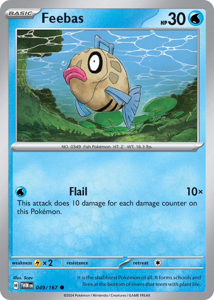 Feebas - 049/167 - Twilight Masquerade (Reverse Holo)