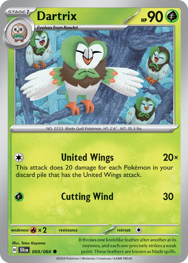 Dartrix - 004/064 - Shrouded Fable