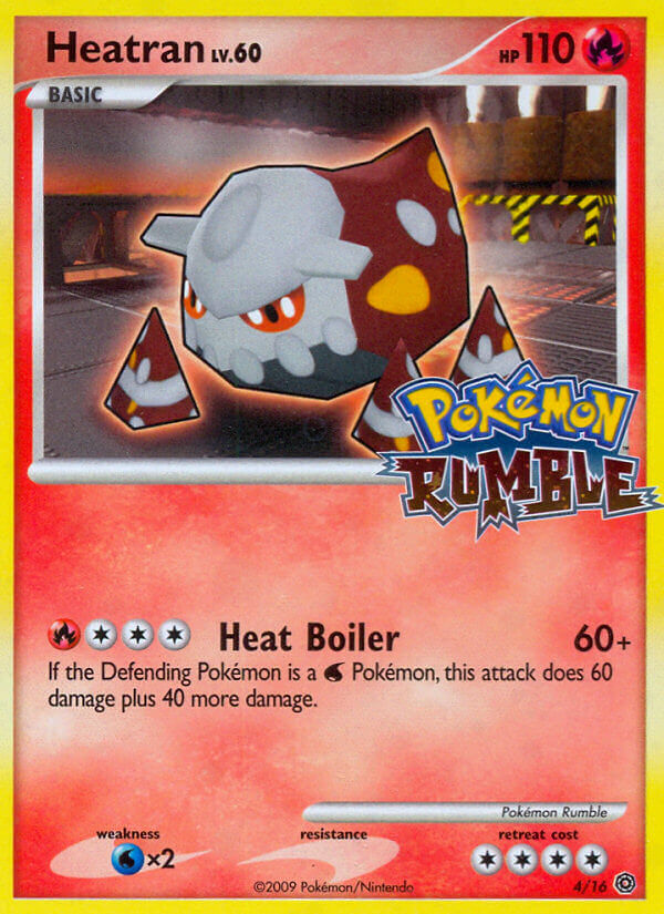 Heatran - 004/016 - Pokémon Rumble (PR)